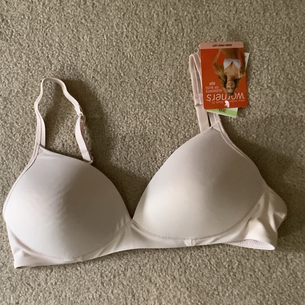 Warner's Elements of Bliss Wire-Free Bra NWT 36B